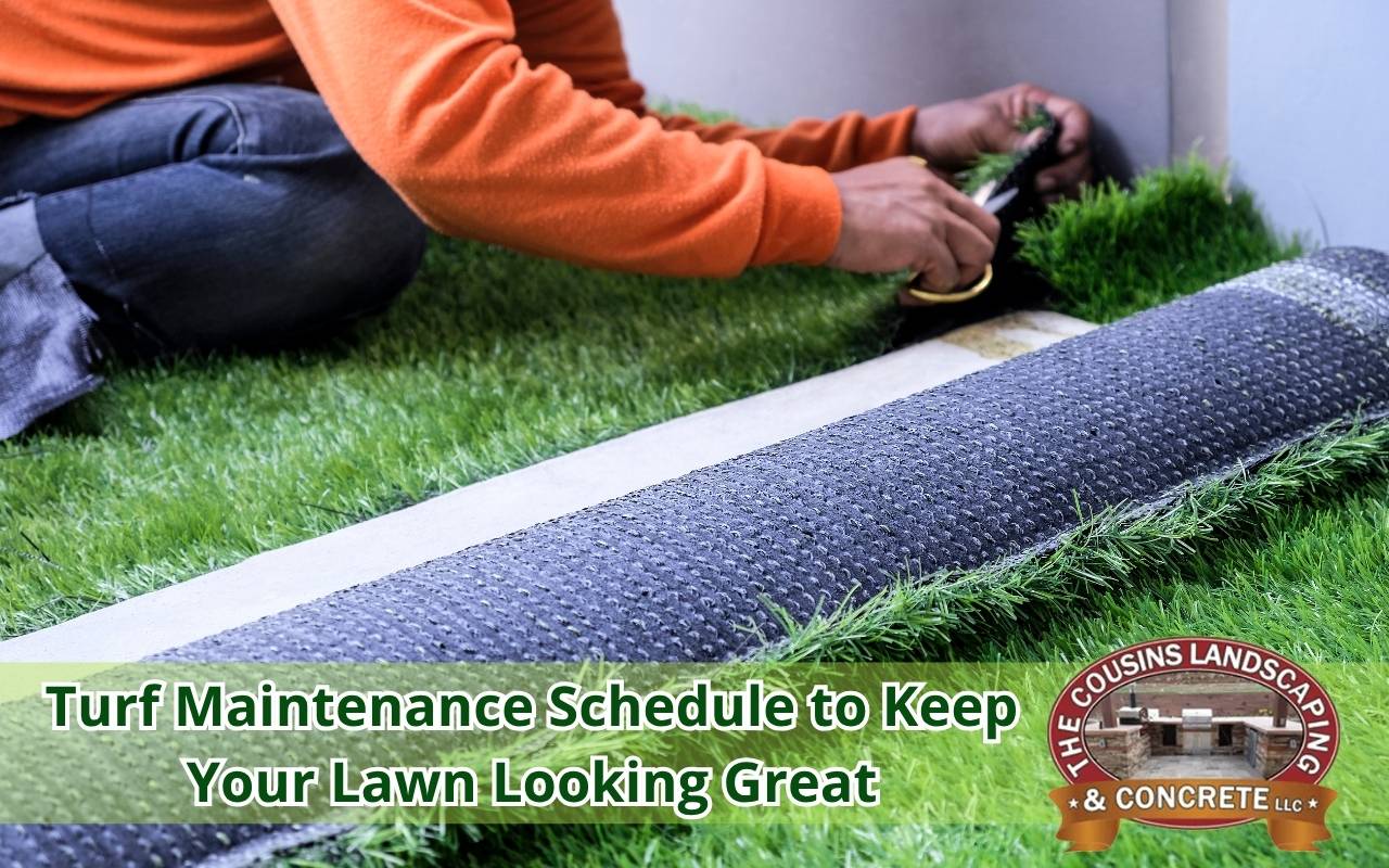 Brushing synthetic turf to lift flattened blades