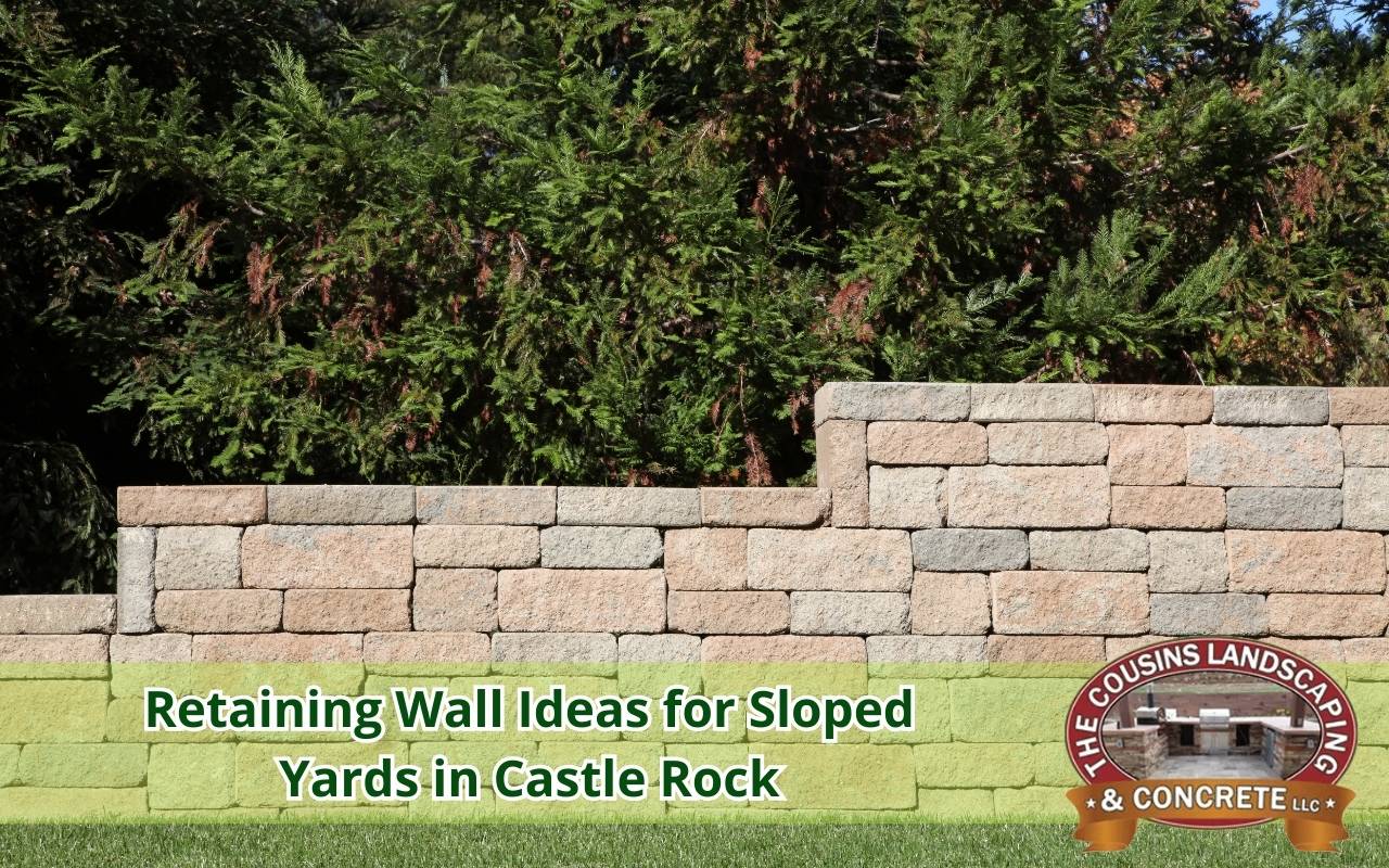Brick retaining wall ideas Castle Rock CO