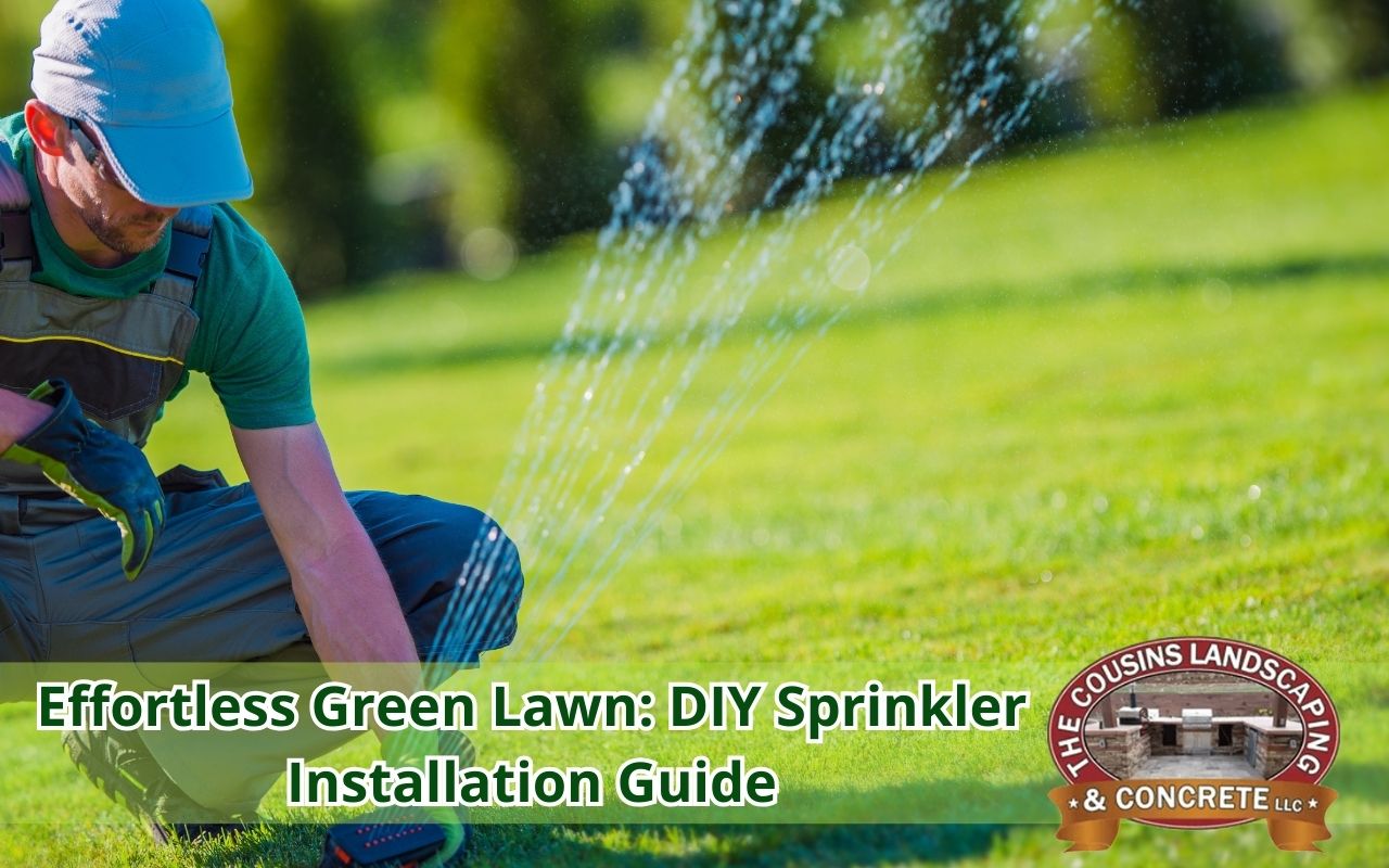 DIY sprinkler installation with step-by-step lawn care setup
