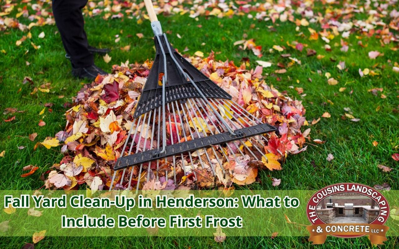 fall yard clean up Henderson CO before frost