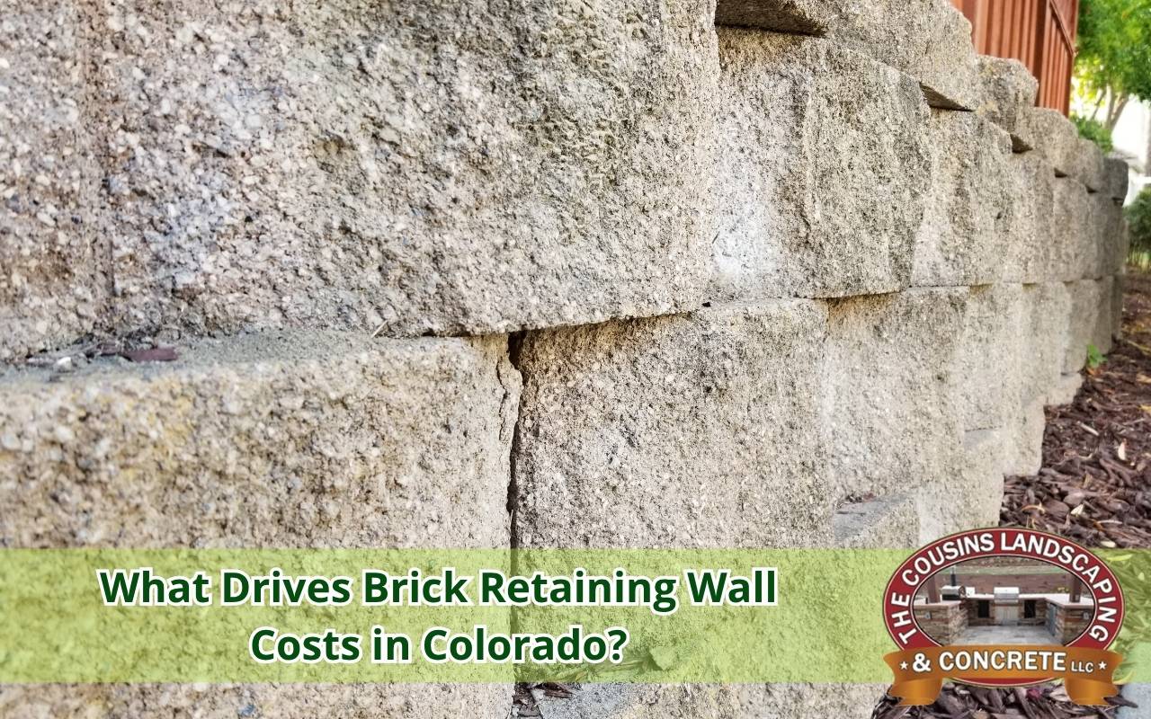 Materials that impact brick retaining wall cost factors colorado