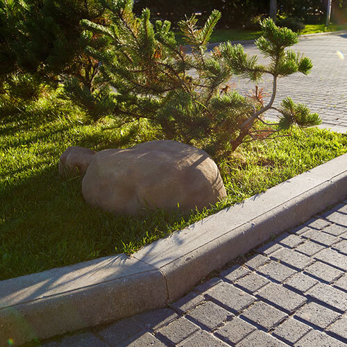 Professional concrete curbing edging for a clean yard in Henderson, CO