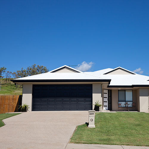 Concrete driveway in Castle Rock, CO, with smooth finish and expert installation