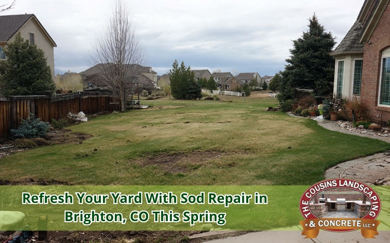 sod repair in Brighton, CO improving dead patches during spring turf recovery