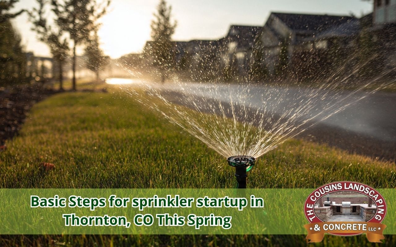 spring irrigation startup service helping a lawn in Thornton, Colorado stay green
