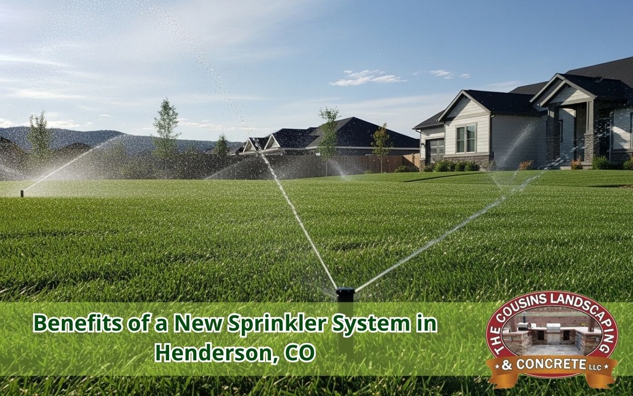 new sprinkler system in Henderson, CO for a healthy front yard